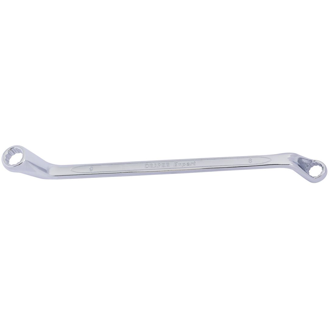Draper Expert 55685 Hi-Torq® Deep Offset Ring Spanner 8 X 9Mm each - Image 1
