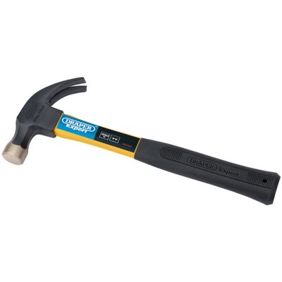 Draper Expert 62163 Fibreglass Shafted Claw Hammer 450G/16Oz each