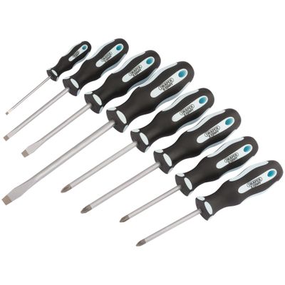 Draper Expert 63589 Heavy Duty Soft Grip Screwdriver Set (8 Piece) per set