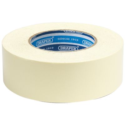 Draper Expert 65392 Heavy Duty Double Sided Tape 50M X 50Mm per roll