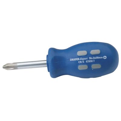 Draper Expert 67858 Cross Slot Mechanicfts Screwdriver 38Mm No.2 (Sold Loose) each