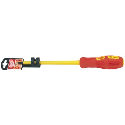 Draper Expert 69215 Vde Approved Fully Insulated Plain Slot Screwdriver 6.5 X 150Mm (Display Packed) each
