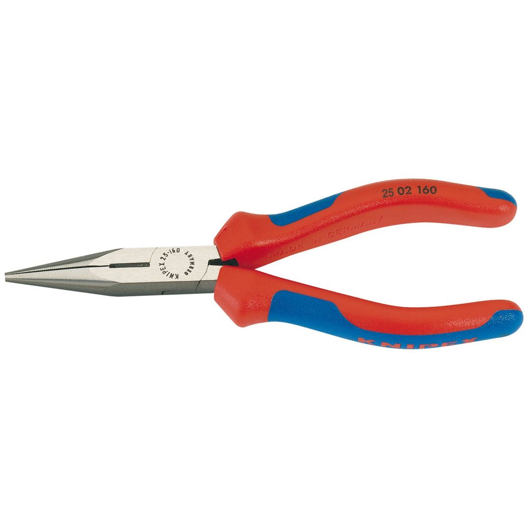 Knipex 69576 25 02 160 Sbe Long Nose Pliers - Heavy Duty Handles 160Mm each - Image 1