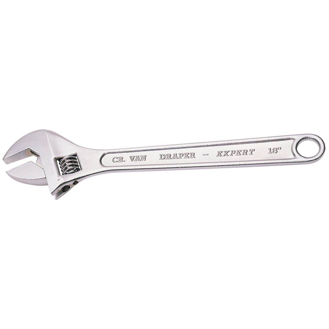 Draper Expert 71544 Crescent-Type Adjustable Wrench 450Mm each - Image 1