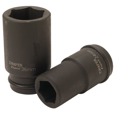 Draper Expert 71883 Hi-Torq® 6 Point Deep Impact Socket 3/4in Sq. Dr. 24Mm each