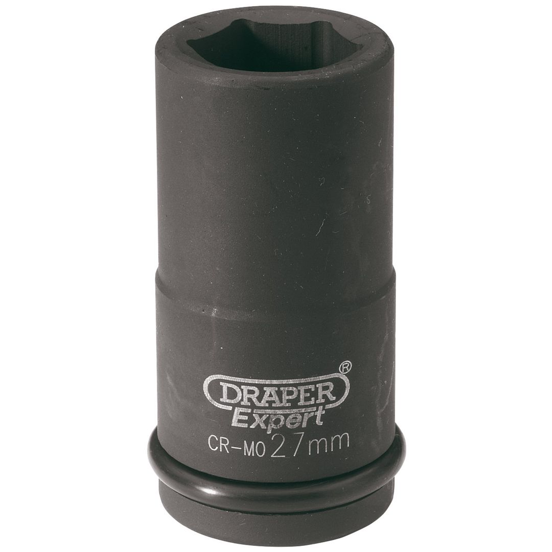 Draper Expert 71908 Hi-Torq® 6 Point Deep Impact Socket 3/4in Sq. Dr. 27Mm each - Image 1