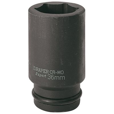 Draper Expert 71940 Hi-Torq® 6 Point Deep Impact Socket 3/4in Sq. Dr. 36Mm each