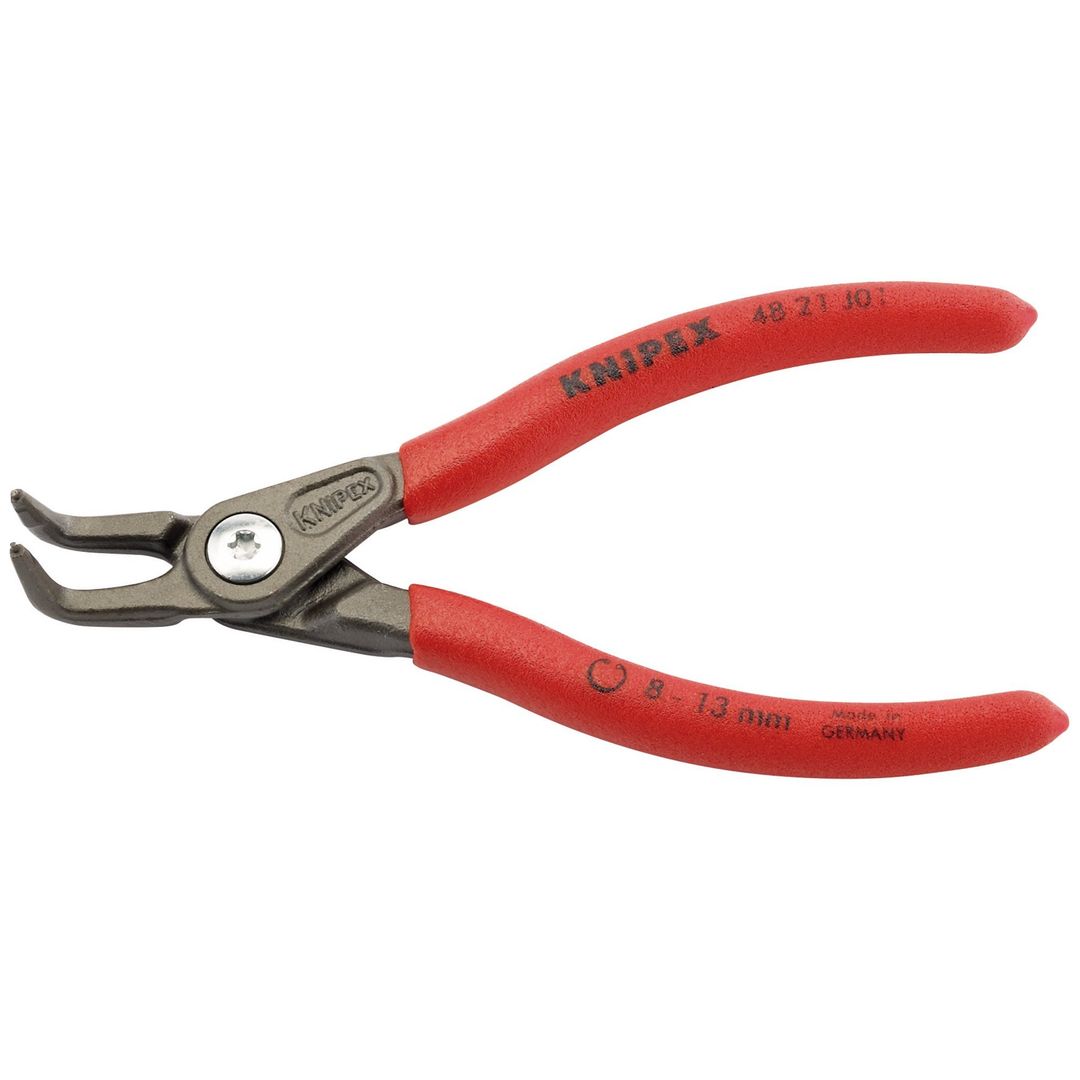 Knipex 75082 48 21 J01 90° Internal Straight Tip Circlip Pliers 8 - 13Mm Capacity 130Mm each - Image 1