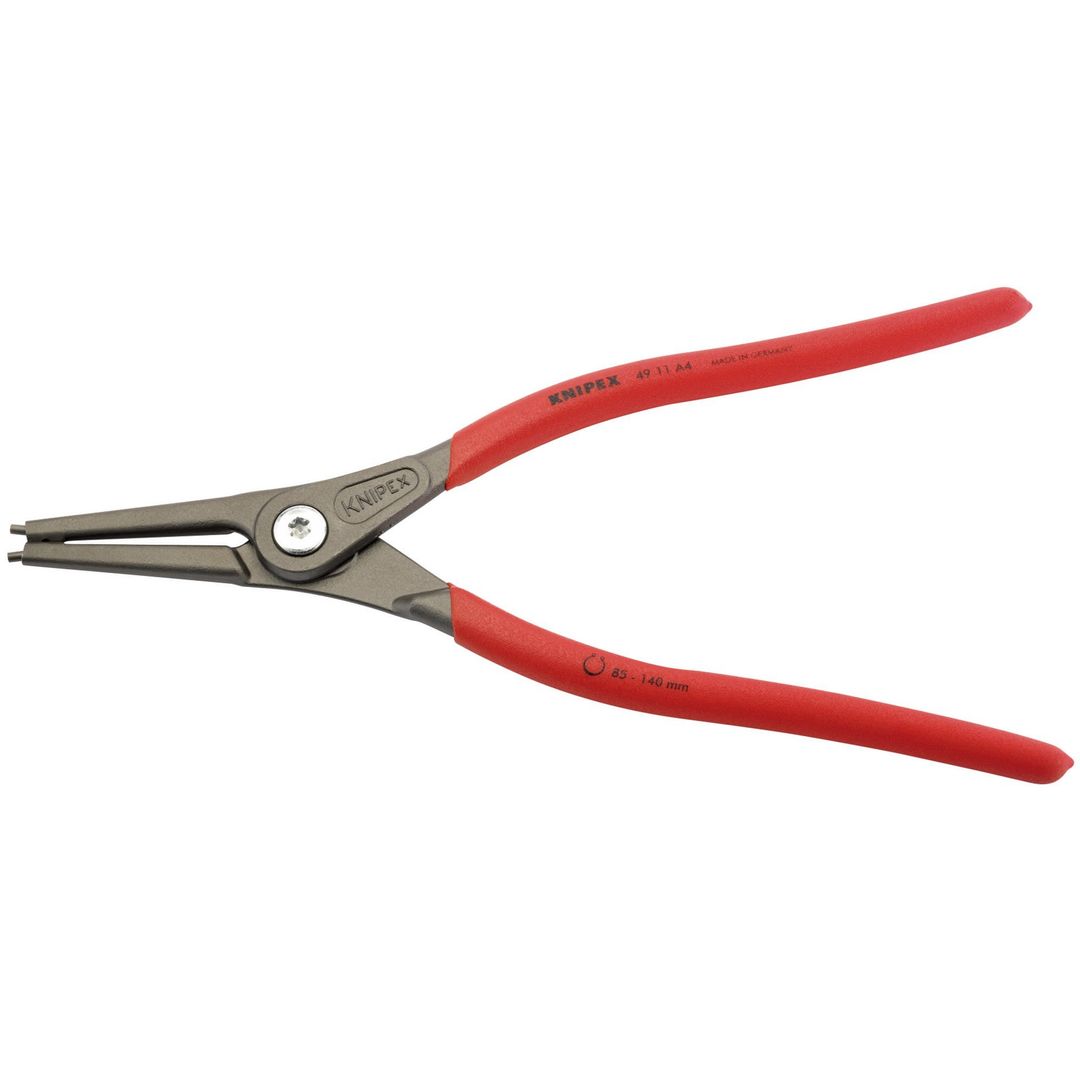 Knipex 75092 49 11 A4 320Mm External Straight Tip Circlip Pliers 85 - 140Mm Capacity each - Image 1