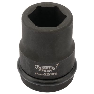 Draper Expert 75968 Hi-Torq® 6 Point Impact Socket 3/4in Sq. Dr. 22Mm each