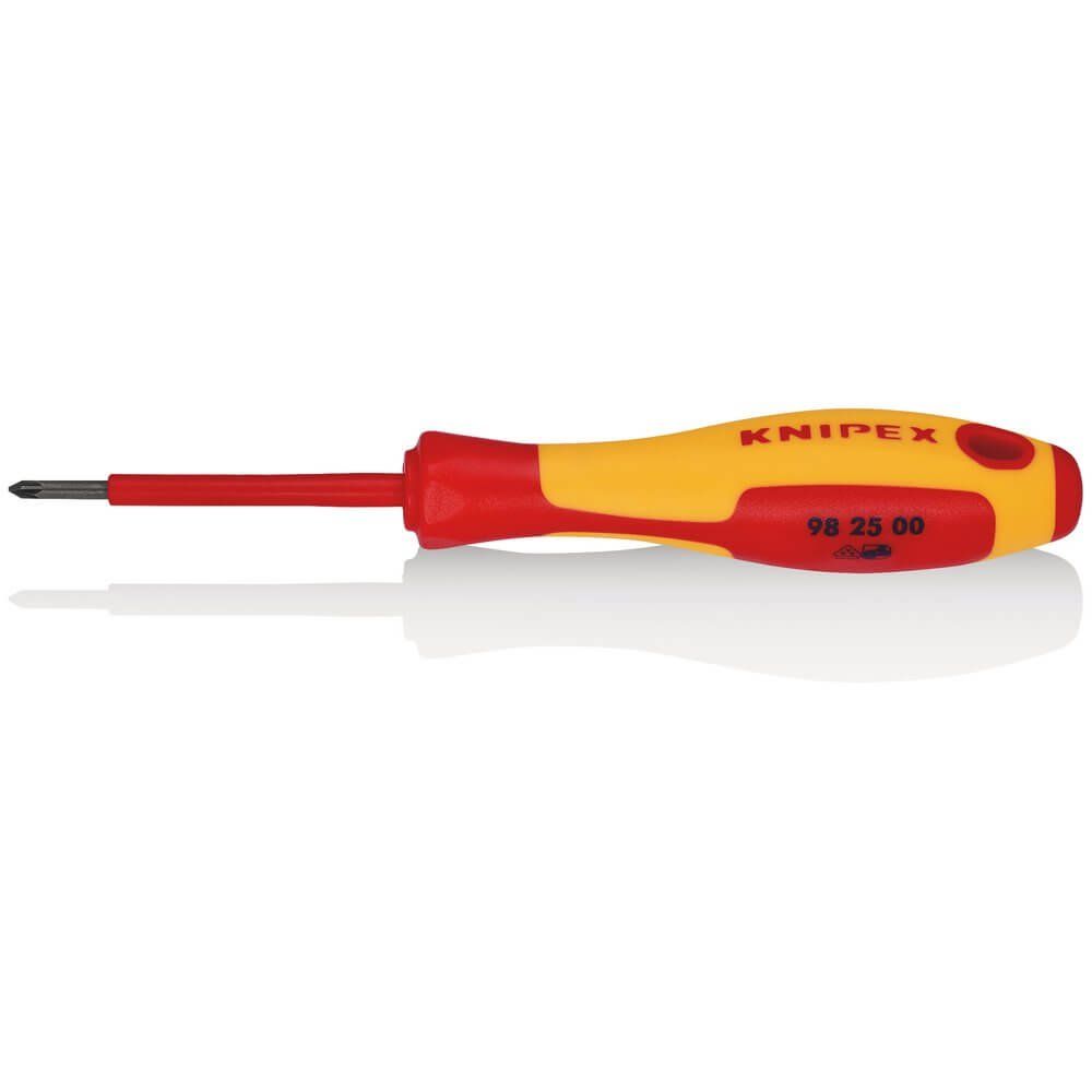 Knipex Knipex 98 25 00 VDE Insulated Pozidriv® Screwdriver, Pz0 x 60mm - Image 1