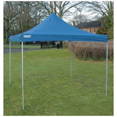 Draper Folding Gazebo, 3 x 3m, Blue