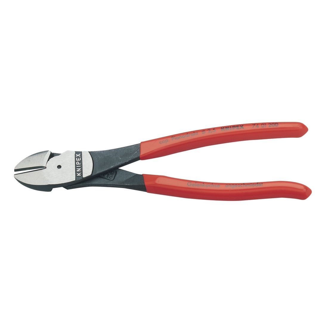 Knipex 80272 74 01 200 Sbe High Leverage Diagonal Side Cutter 200Mm each - Image 1