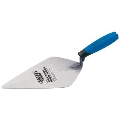 Draper Expert 82148 Soft Grip Stainless Steel London Pattern Brick Trowel 275Mm each