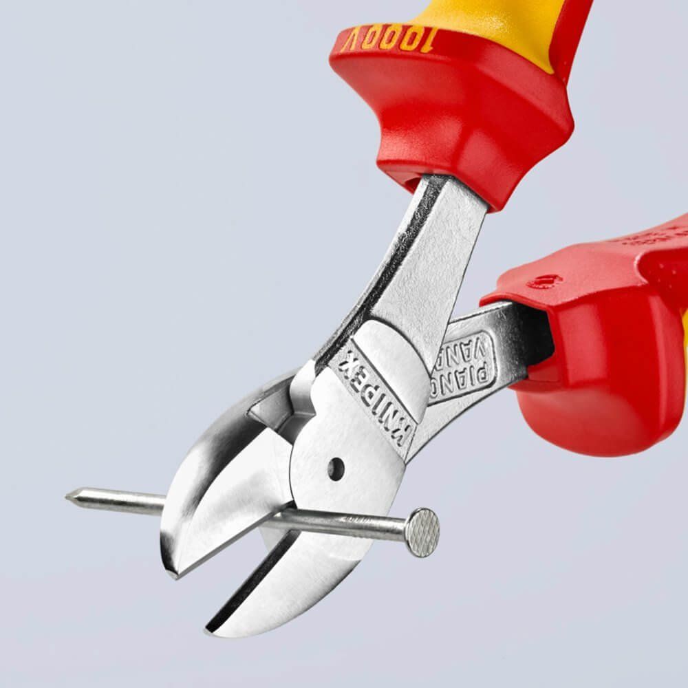 Knipex Knipex 74 06 160 SB 160mm VDE Insulated High Leverage Diagonal Cutter - Image 1