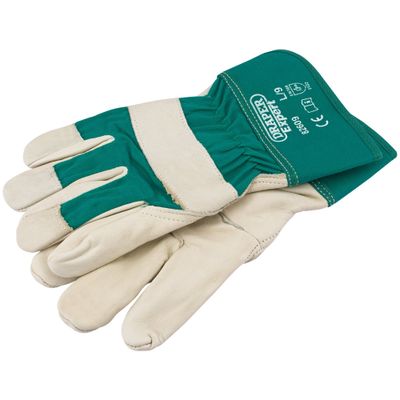 Draper Expert 82609 Premium Leather Gardening Gloves Large per pair