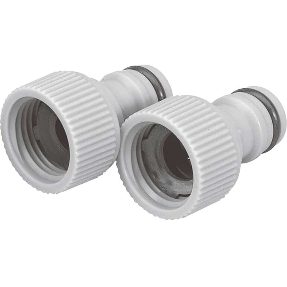 Draper 1/2" BSP Garden Hose Tap Connector 26.5mm - Image 1