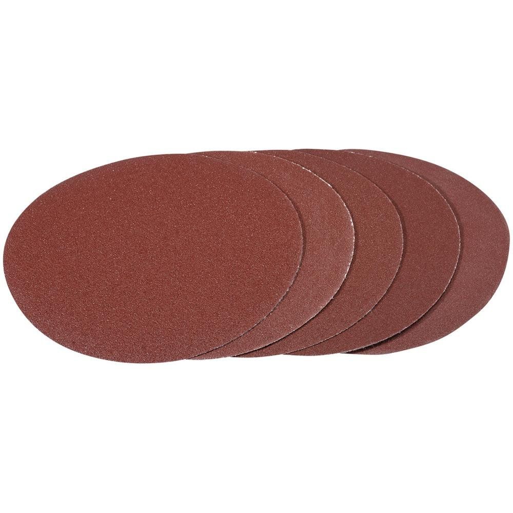Draper Hook and Loop Aluminium Oxide Sanding Discs, 180mm, Assorted Grit (Pack of 5) - Image 1