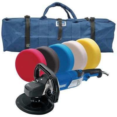 Draper 180mm Dual Action Polisher Kit