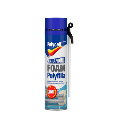 Polycell 5084932 Expanding Foam Filler Gap Gun 500Ml - Thumbnail 2