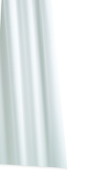 Textile Shower Curtain 1800 X 1800Mm White Croydex - Thumbnail 2