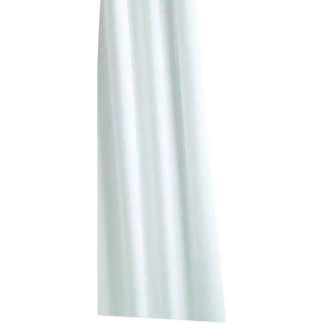 Textile Shower Curtain White 1800 X 2000Mm White Croydex - Image 1