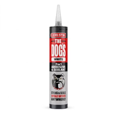Evo-Stik 30617830 The Dogfts B*Ll*Cks Multipurpose Adhesive & Sealant White 290Ml - Thumbnail 2