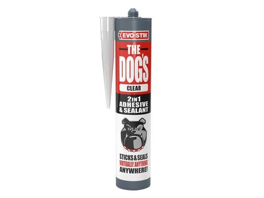 Evo-Stik 30610687 The Dogfts B*Ll*Cks Multipurpose Adhesive & Sealant Crystal Clear 290Ml