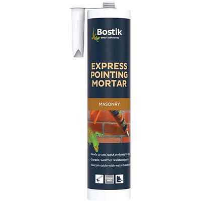 Bostik 30615032 Express Pointing Mortar - Grey 310Ml