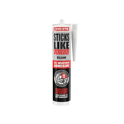 Evo-Stik 30623834 Sticks Like Turbo Clear 290Ml