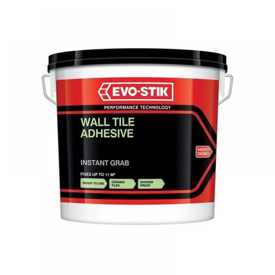 Evo-Stick 30812628 Instant Grab Wall Tile Adhesive 5L Natural