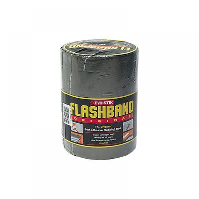 Evo-stik Flashband Self Adhesive Flashing Tape Grey 100mm x 10m