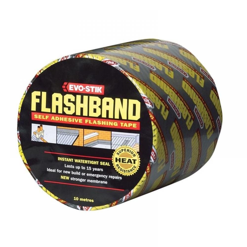 Evo-stik Flashband Self Adhesive Flashing Tape Grey 150mm x 10m - Image 1