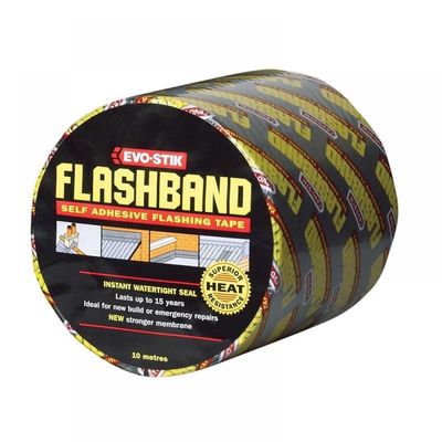 Evo-stik Flashband Self Adhesive Flashing Tape Grey 150mm x 10m