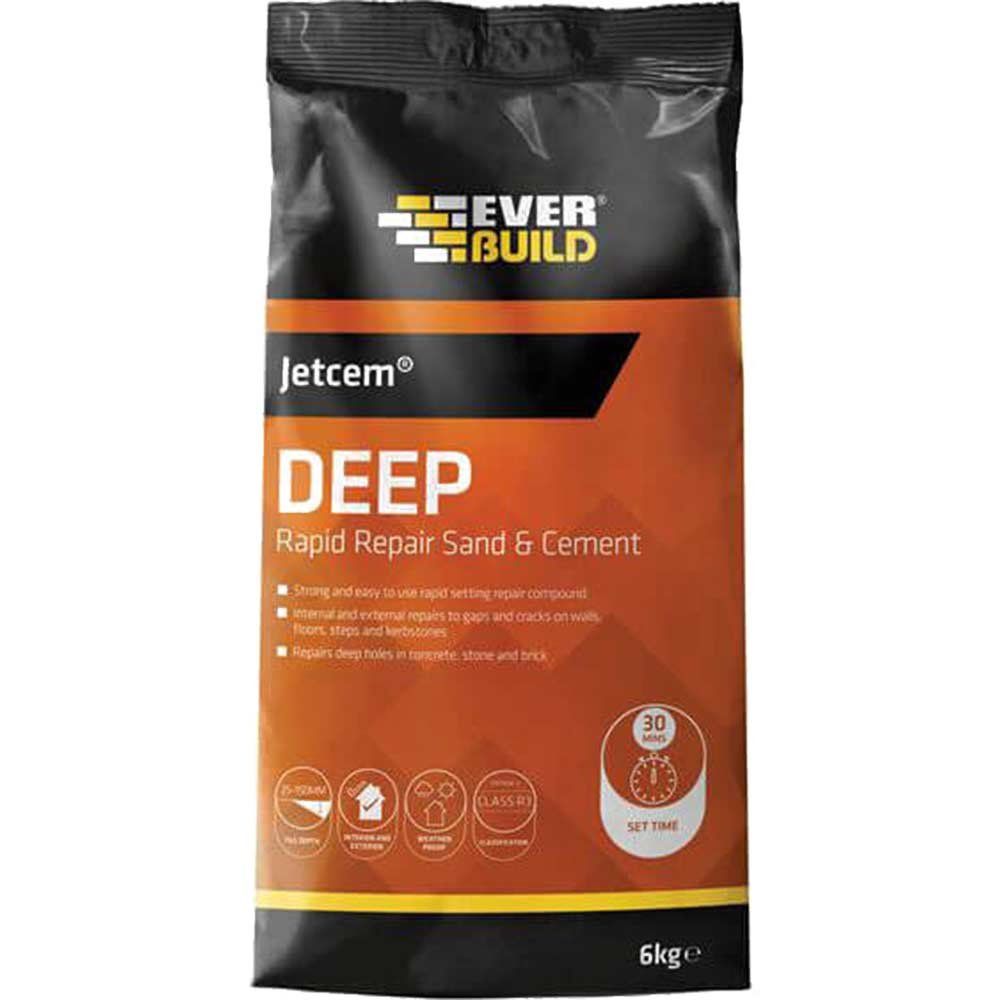 Everbuild Jetcem Premix Sand and Cement 6kg - Image 1
