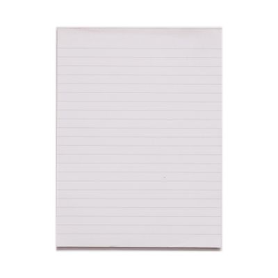 Rhino 8 x 6 Memo Pad 80 Leaf Ruled 8mm Feint Lines F8 (Pack 10) - ES5F-0