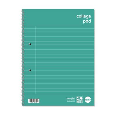 Rhino A4+ College Pad 140 Page Feint Ruled 8mm With Margin (Pack 10) - RCPA4C-6