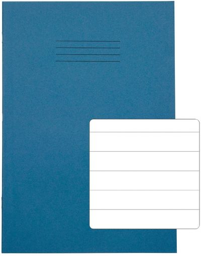 Rhino Exercise Book 15mm Ruled 64P A4 Light Blue (Pack of 50) VC48375
