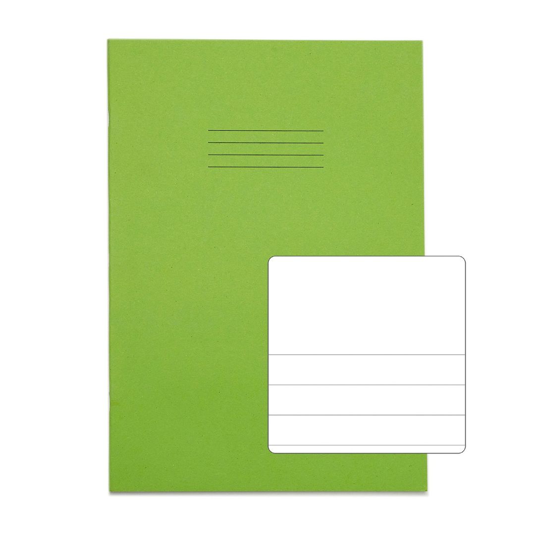 Rhino A4 Exercise Book 64 Page Light Green TB/F15 (Pack of 50) - Image 1