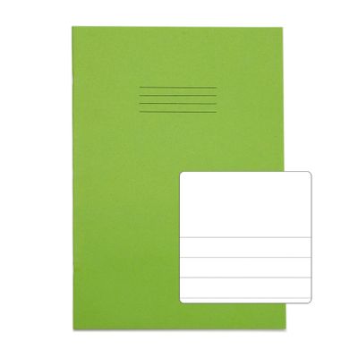 Rhino A4 Exercise Book 64 Page Light Green TB/F15 (Pack of 50)