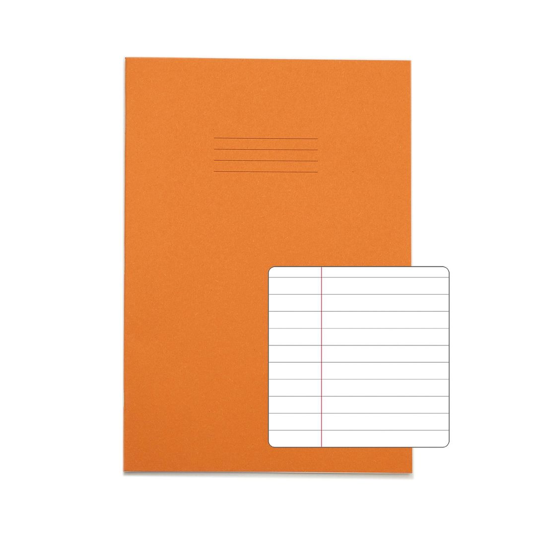 Rhino A4 Exercise Book 80 Page Orange F8M (Pack of 50) - Image 1