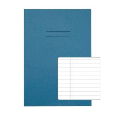 Rhino A4 Exercise Book 80 Page Ruled F8M Light Blue (Pack 50) - VEX668-1335-2