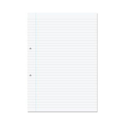 Rhino File Paper A4 F8M Ruling 500 Loose Leafs Per Ream F8M (Pack 5)