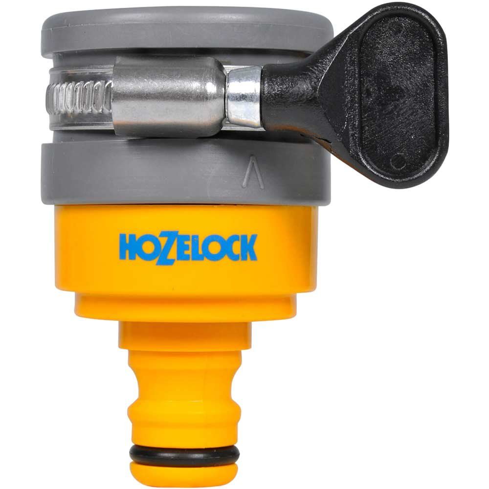 Hozelock Round Mixer Tap Hose Pipe Connector 24mm - Image 1