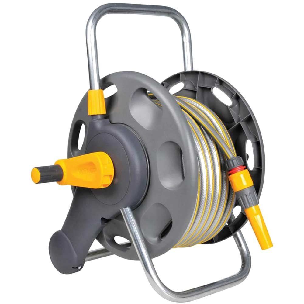Hozelock 100-000-967 2431 Assembled Hose Reel & 25M Of 12.5Mm Hose - Image 1