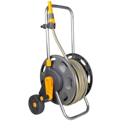 Hozelock 100-000-982 2434 60M Assembled Hose Cart & 30M Of 12.5Mm Hose