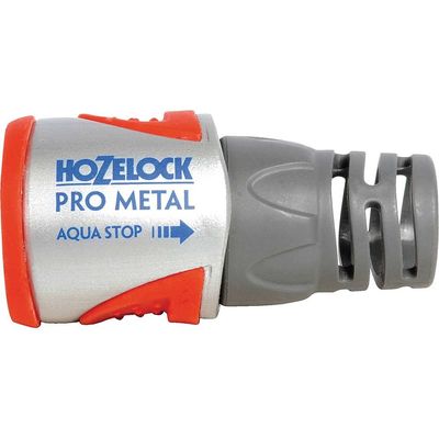 Hozelock 100-000-477 2035 Pro Metal Aquastop Hose Connector 12.5-15Mm (1/2-5/8In)