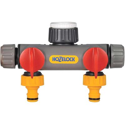 Hozelock 100-000-706 2252 2-Way Tap Connector 1/2 - 1In Bsp