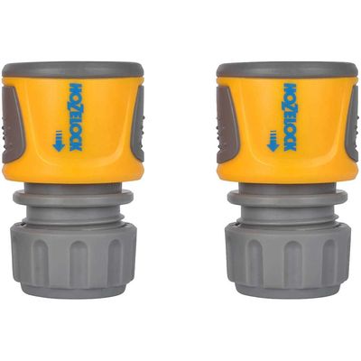 Hozelock 100-000-551 2070 Soft Touch Hose End Connector (Pack 2)