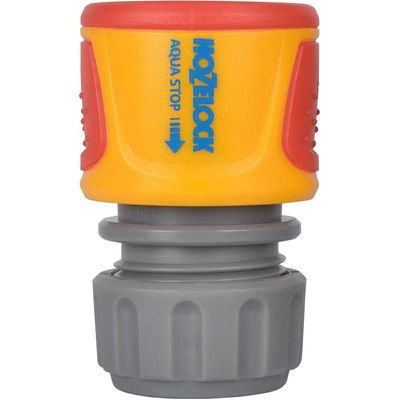 Hozelock Soft Touch Waterstop Hose Pipe End Connector 1/2" / 12.5mm Pack of 1